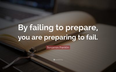 Prepping to fail – Does it happen in today’s business?