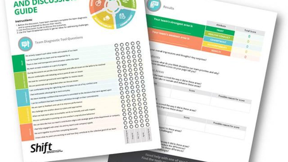 Manulife Shift worksheet samples