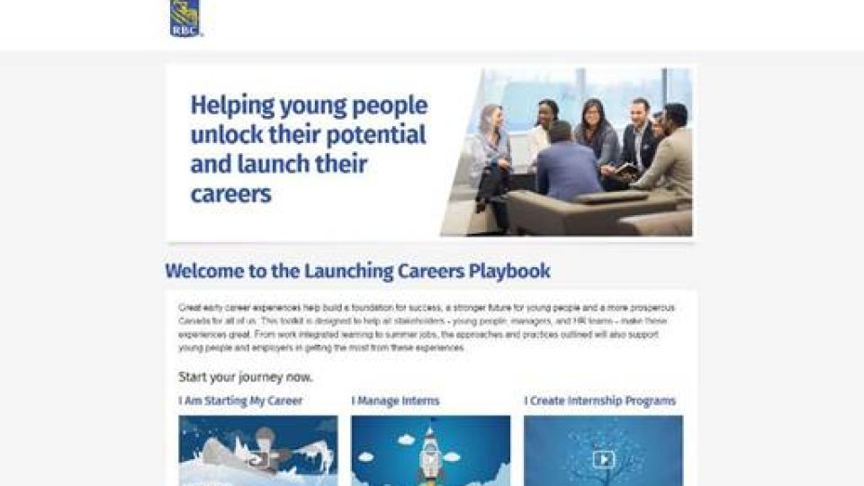 RBC Career Launch Program Website